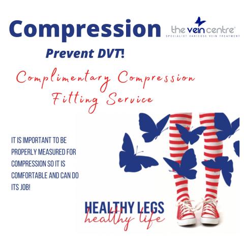 Compression prevents DVT
